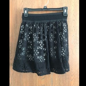 Black and white skirt